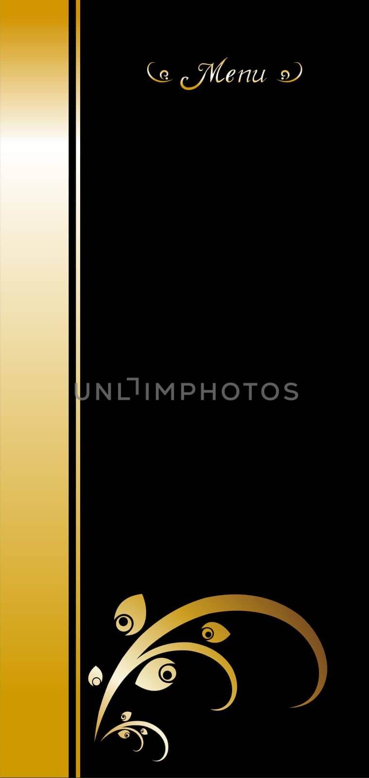 Background illustration for food industry. Vintage menu cover design
