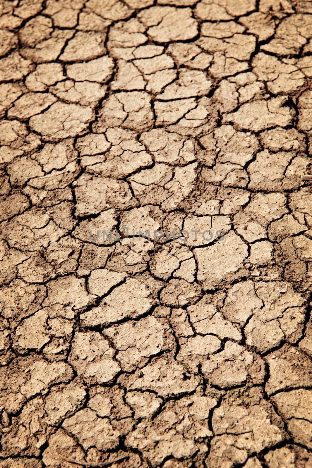 Background of dry cracked soil dirt or earth during drought