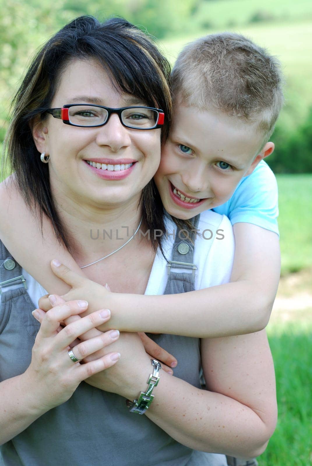 Mother and son