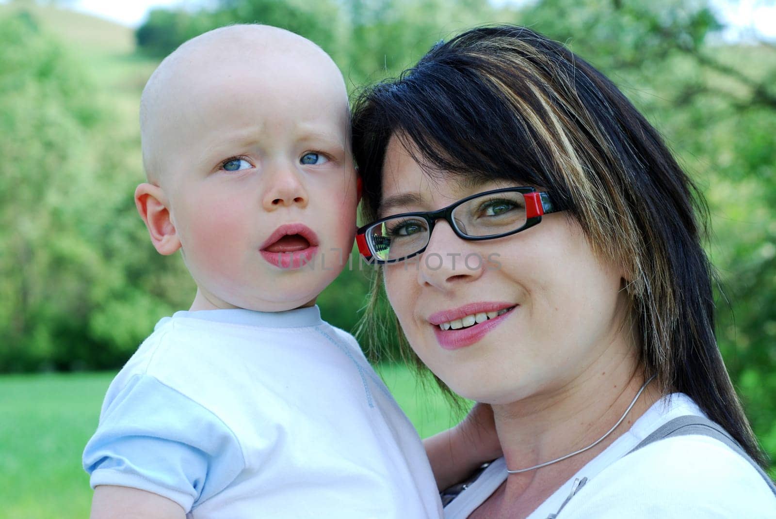 Mother and son