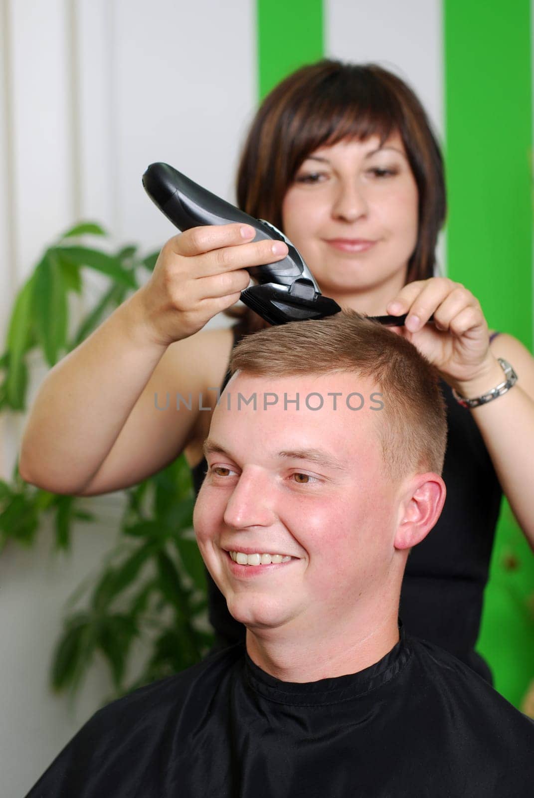 Shaving hair