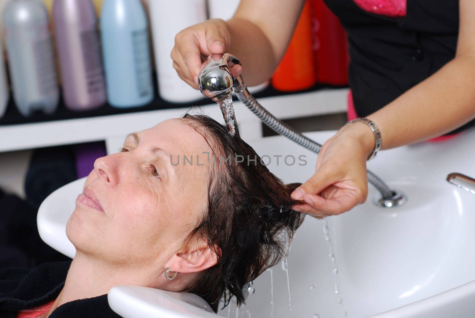 Washing hair