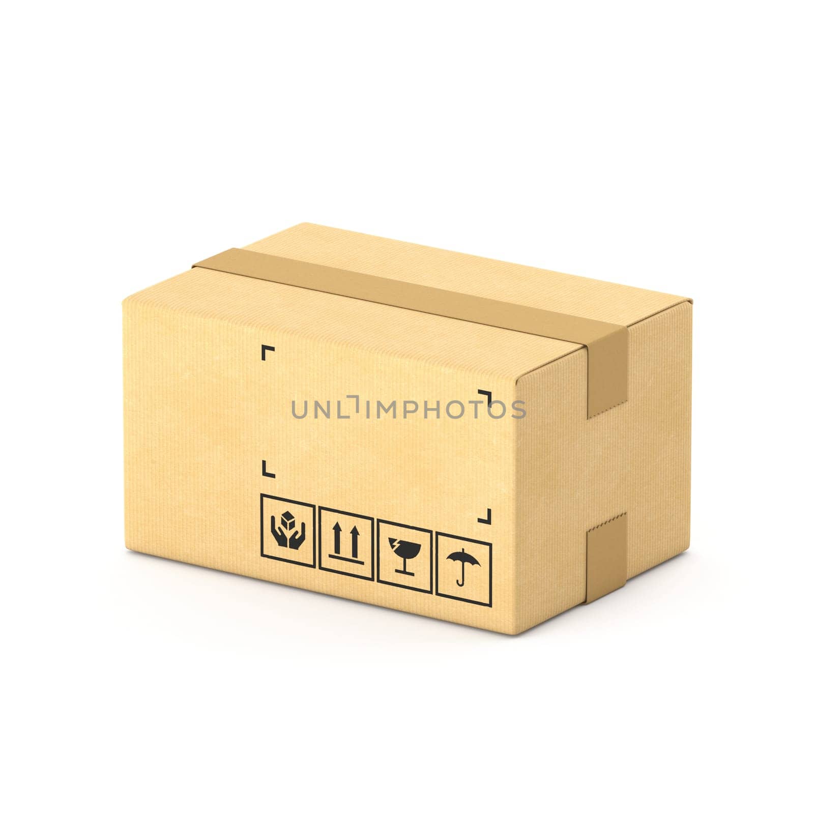Cardboard box 3D by djmilic
