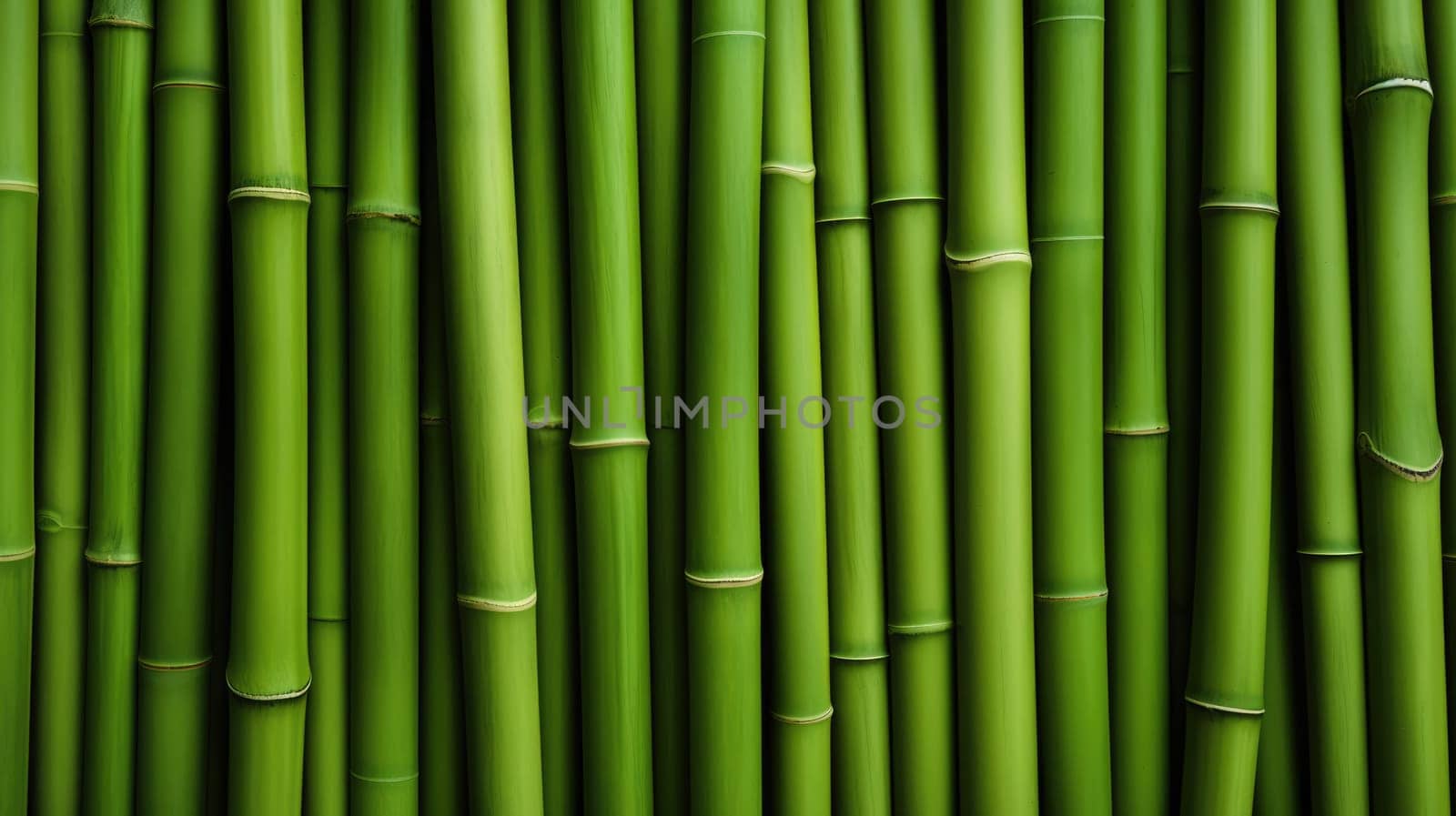 Green bamboo fence texture, bamboo background by natali_brill
