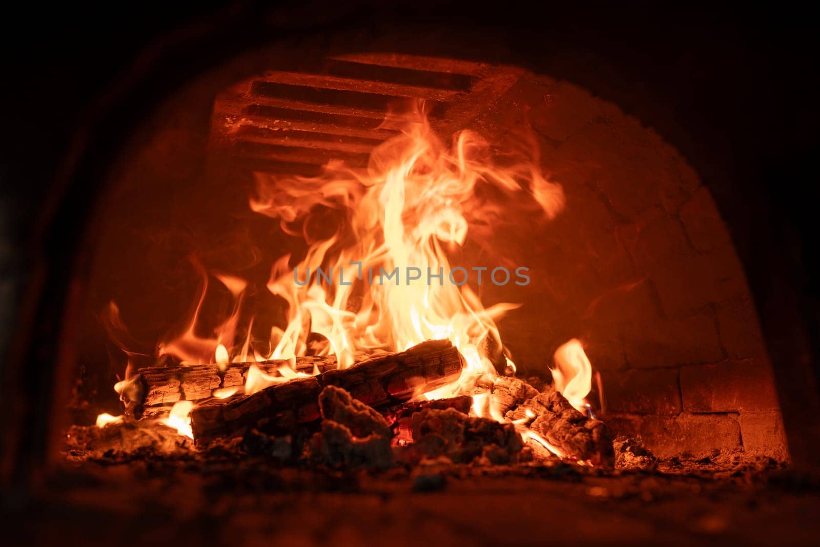 Calmness and coziness at home in cold seasons, countryside life