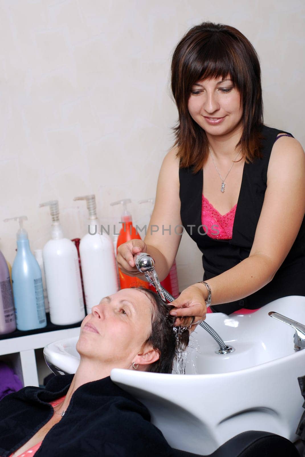 Washing hair