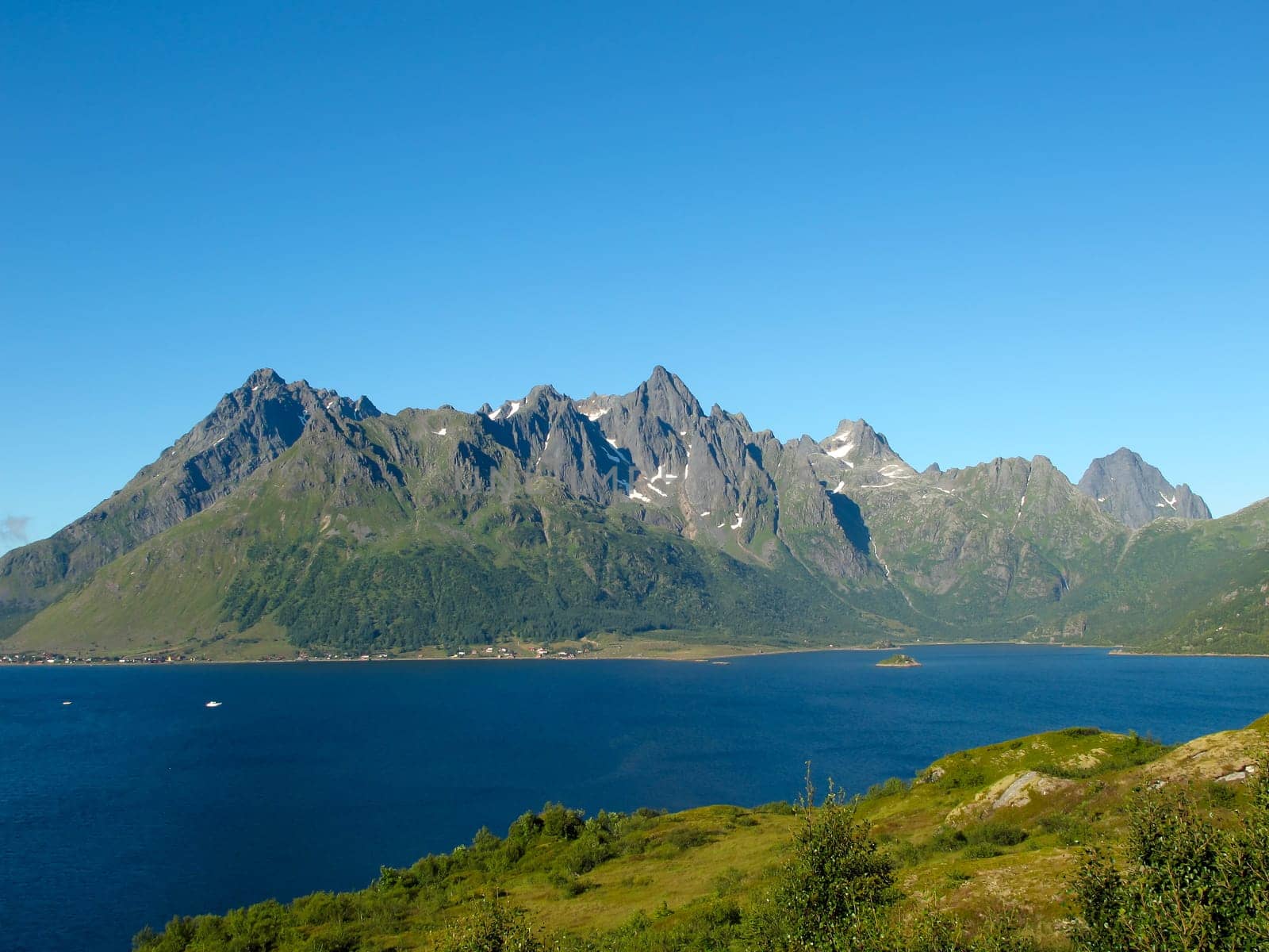 Picturesque landscape at Norway islands
