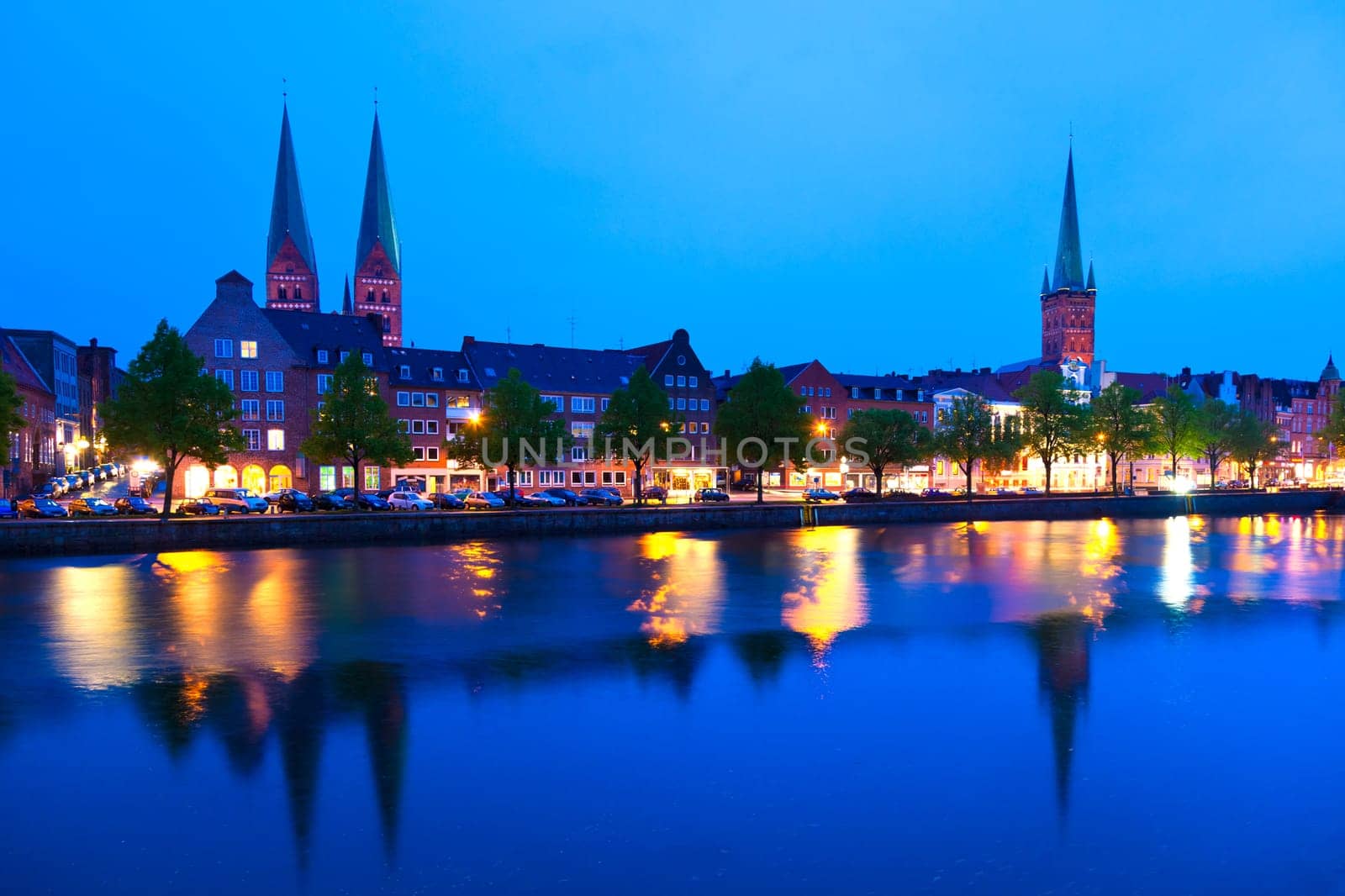 Lübeck at the blue hour