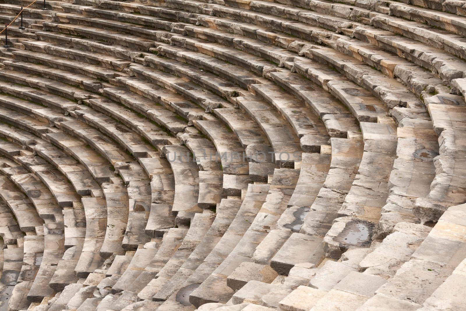 The ancient amphitheater in Side, Turkey