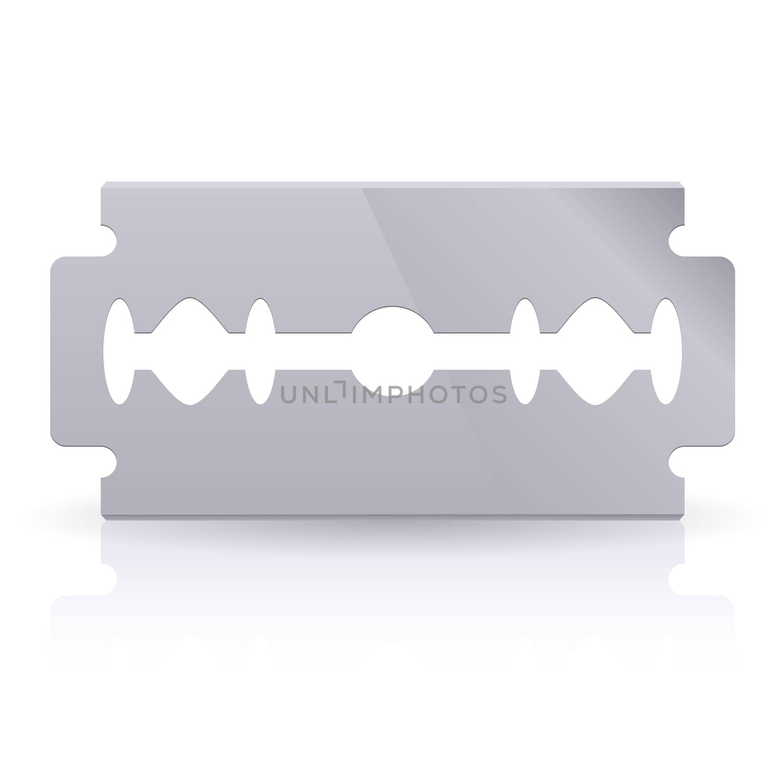 Blade isolated on the white background for design