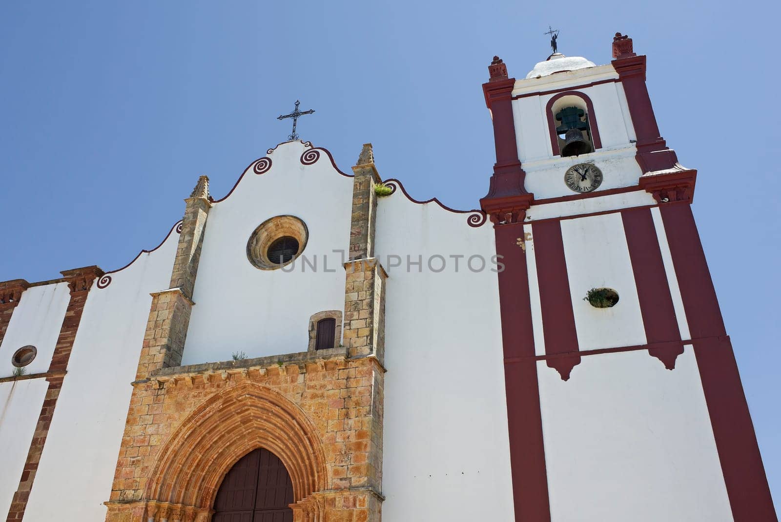 The historic church of Silves in Portugal
