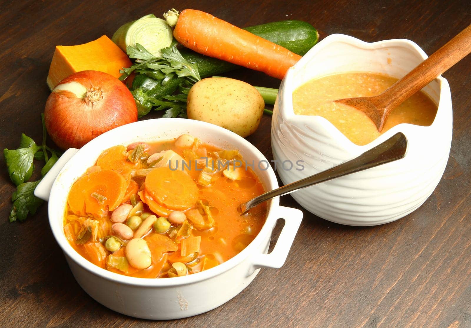 bowl of minestrone