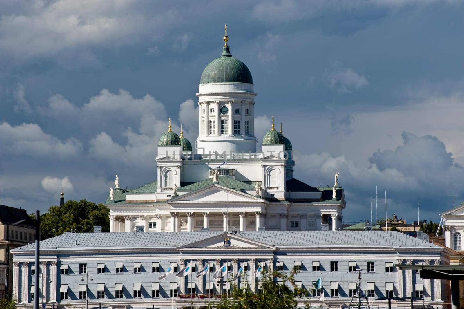 View of Helsinki Cathedral, Finland, Auugust 2011