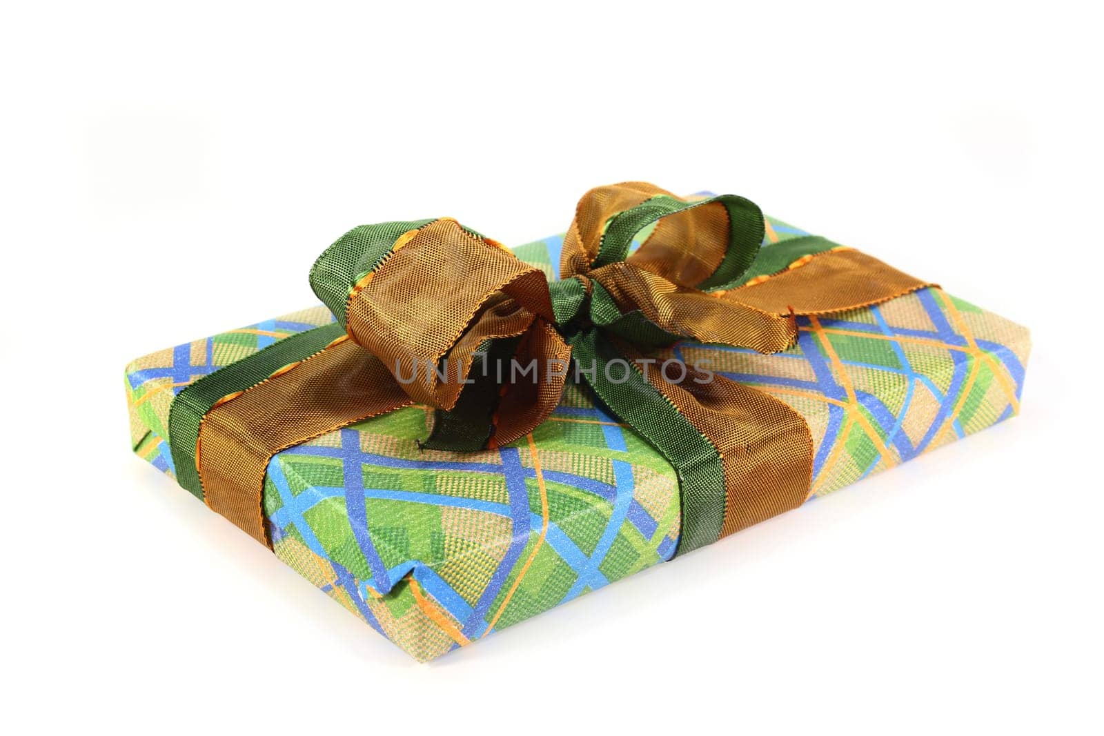 A colorful gifts against a white background
