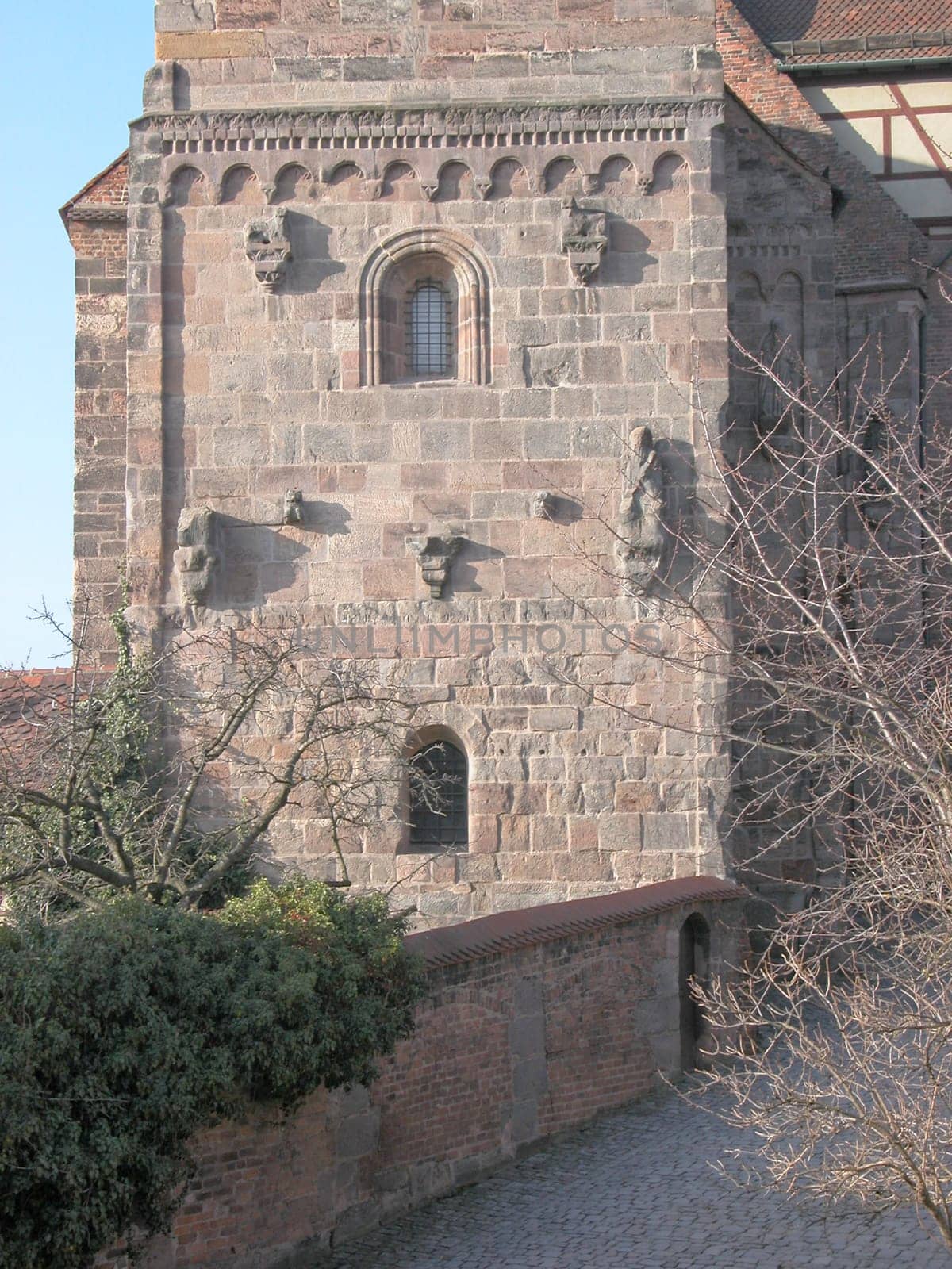 View of the town of Nuernberg (Nuremberg) in Germany