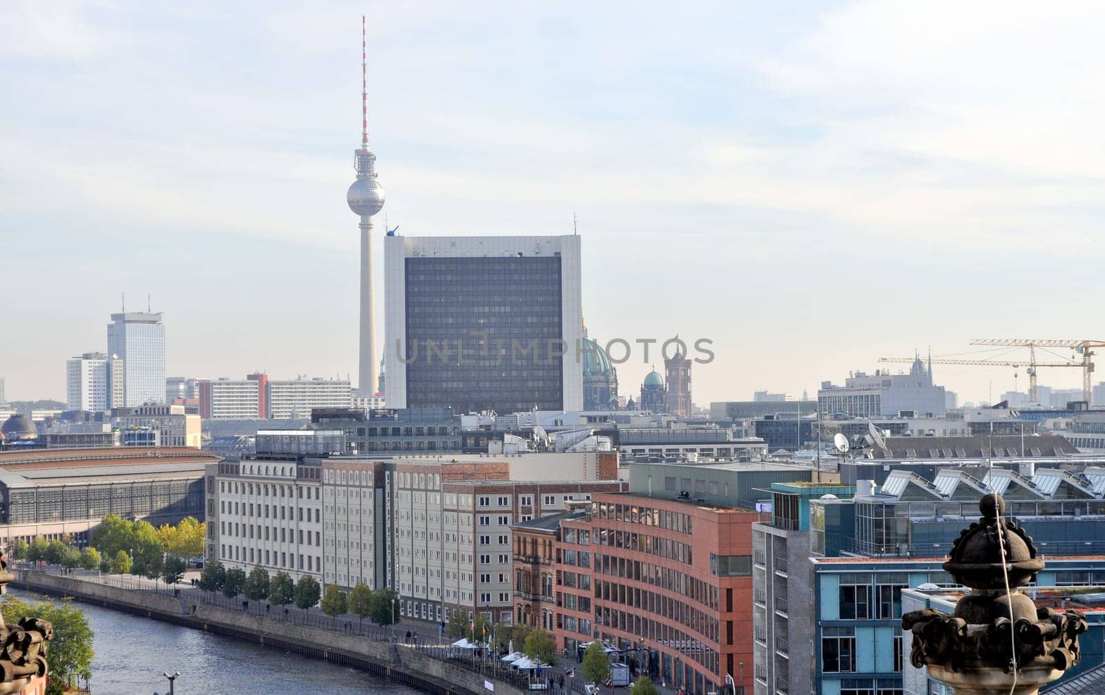 View of the city of Berlin in Germany