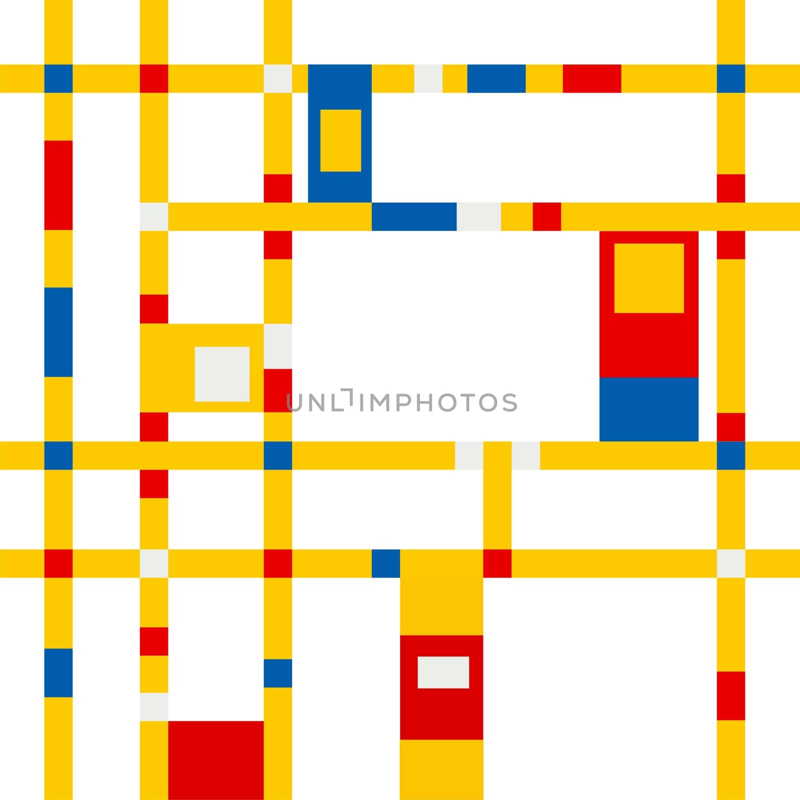 mondrian inspired vibrant colors background