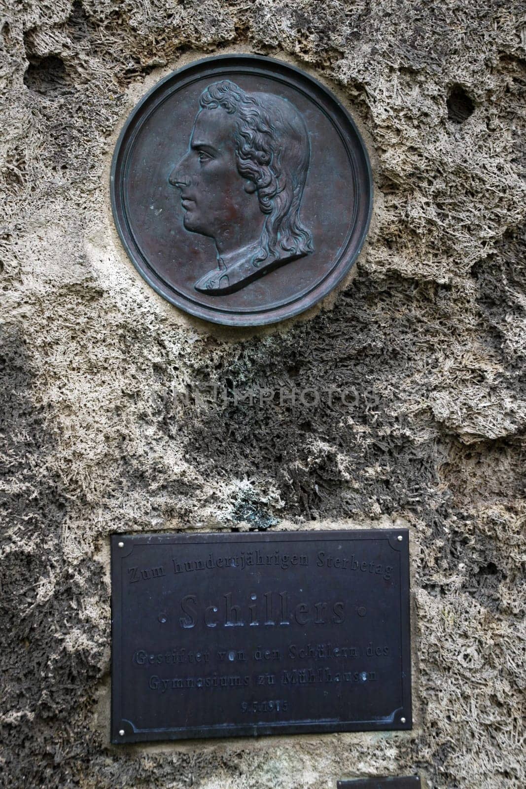 Schiller Monument in Mühlhausen (Thuringia)