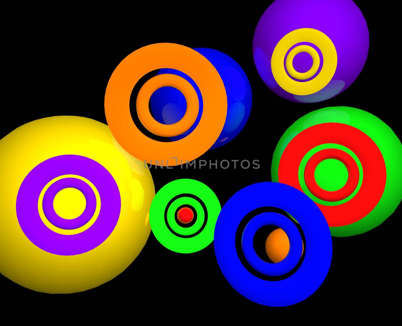 rainbow colors