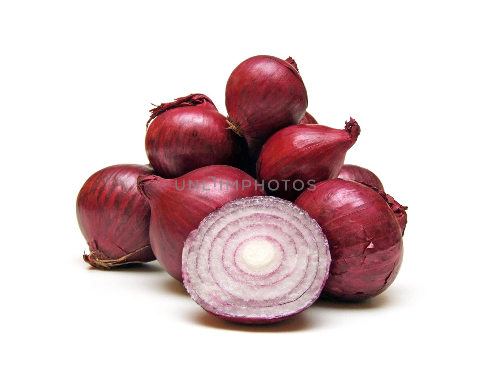red onions (Allium cepa)