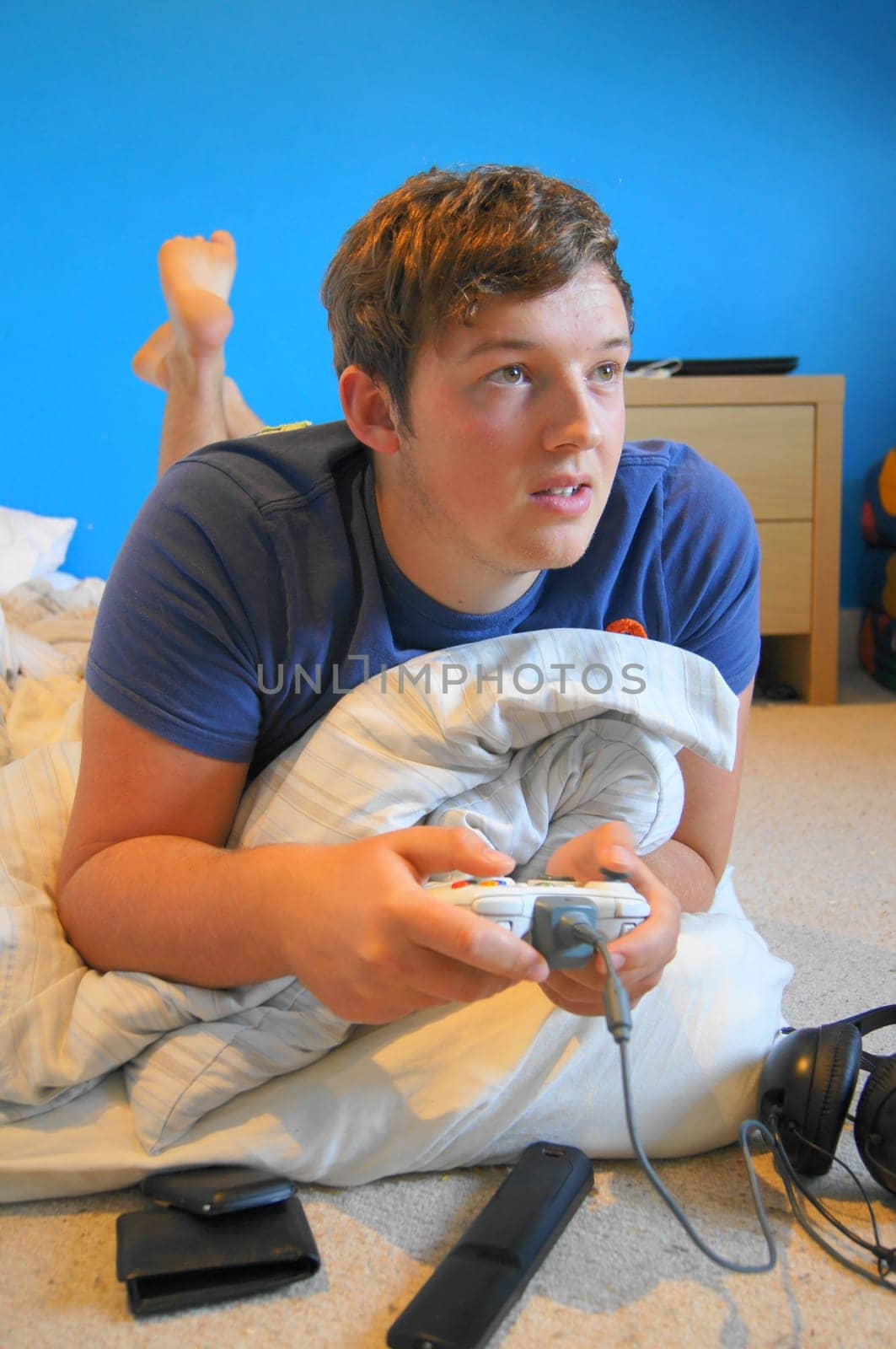 Teenager Playing Computer Games