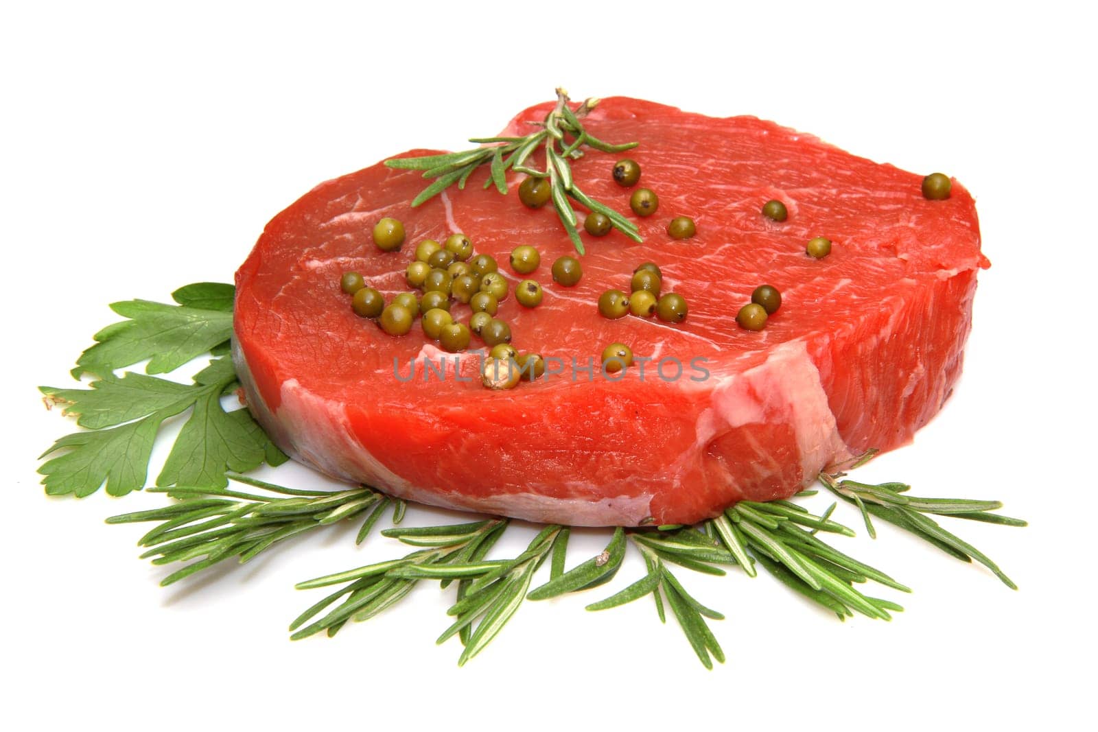 fresh and raw beef steak