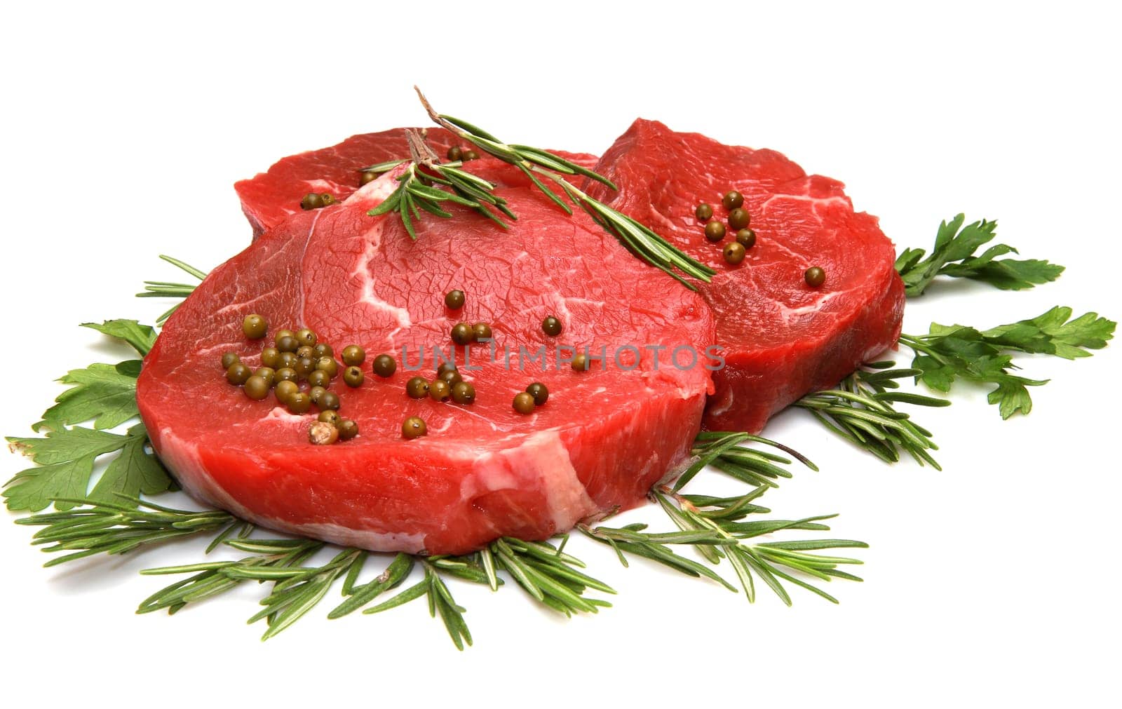 fresh and raw beef steak