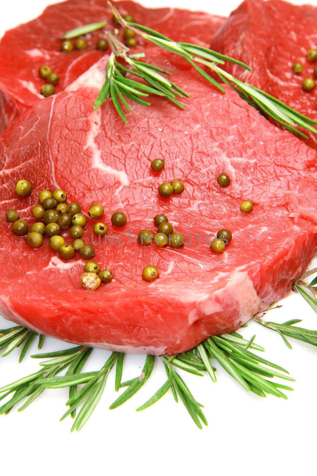 fresh and raw beef steak