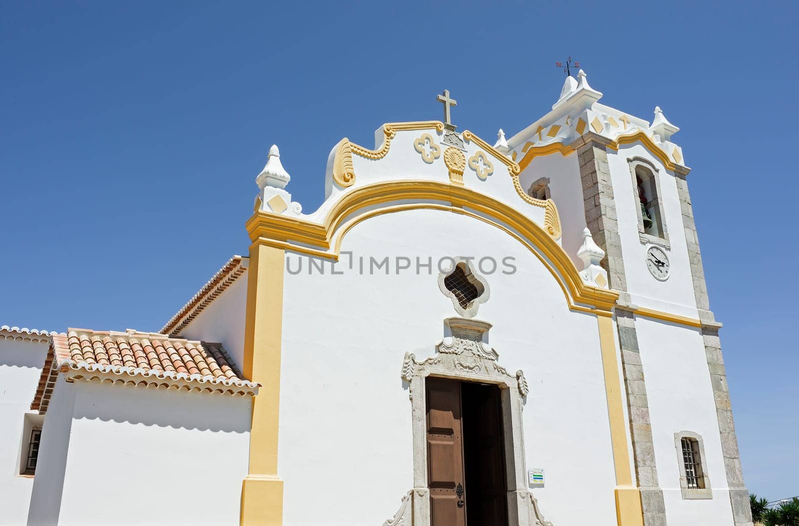 Typical city church in southern Portugal
