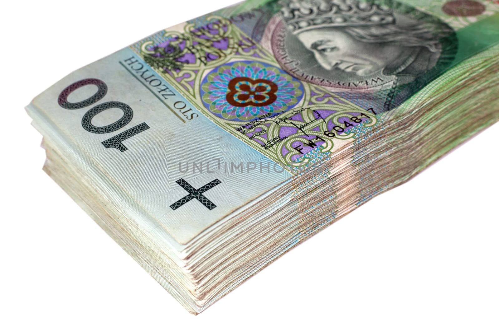 Polish 100 zloty banknotes