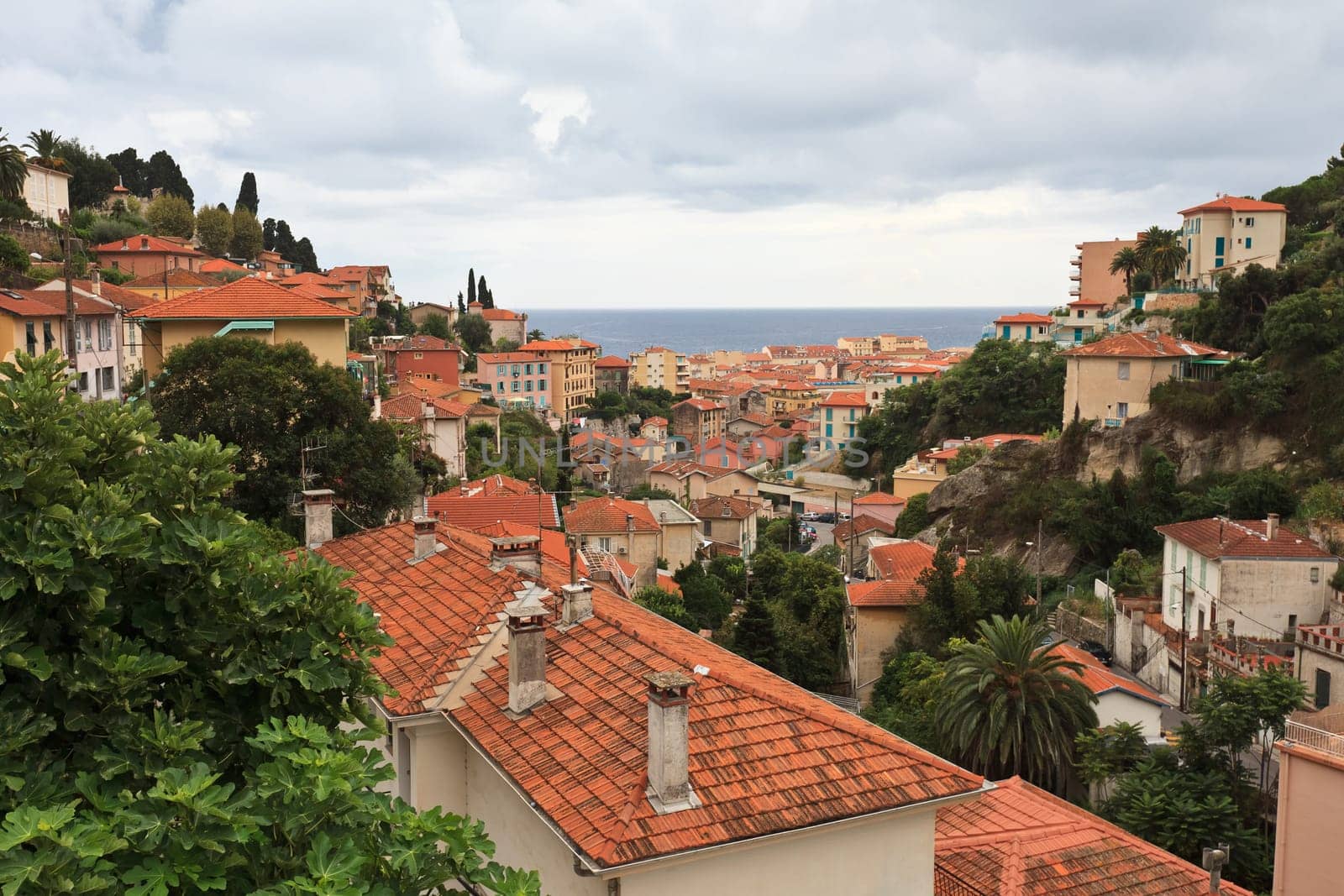 an old city on the shores of the sea
