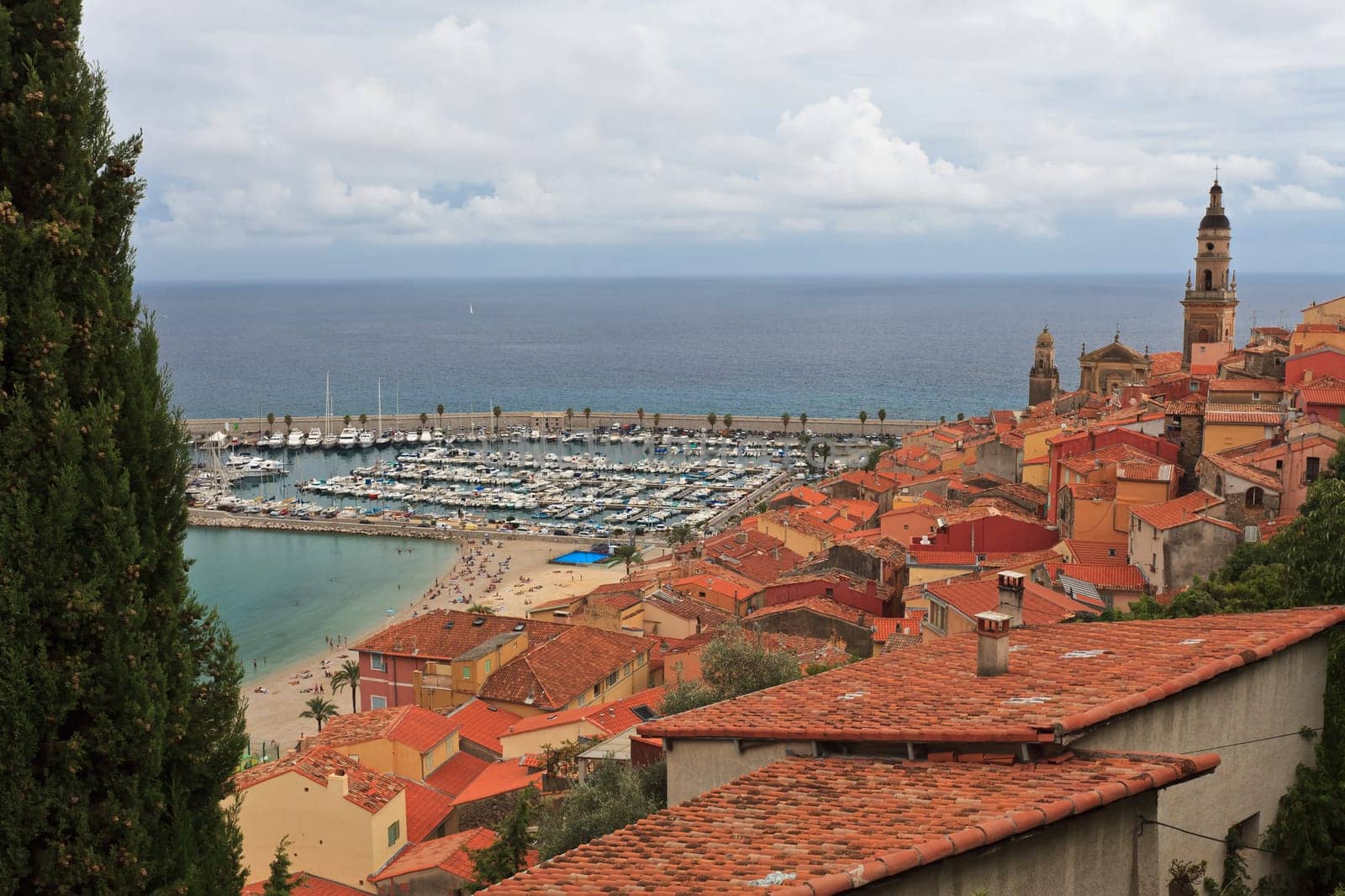an old city on the shores of the sea