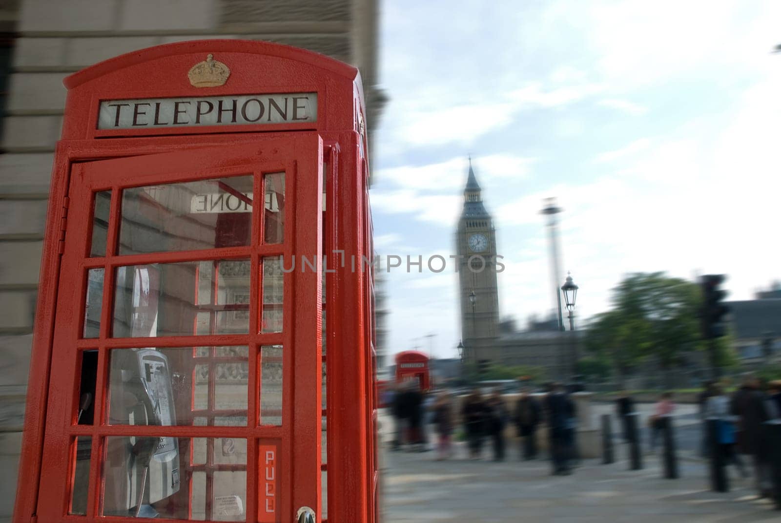 London phone booth