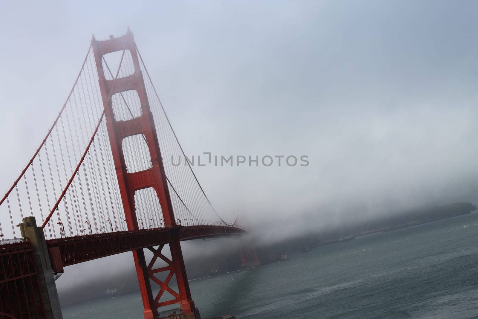Golden Gate Bridge and Fog in San Francisco
