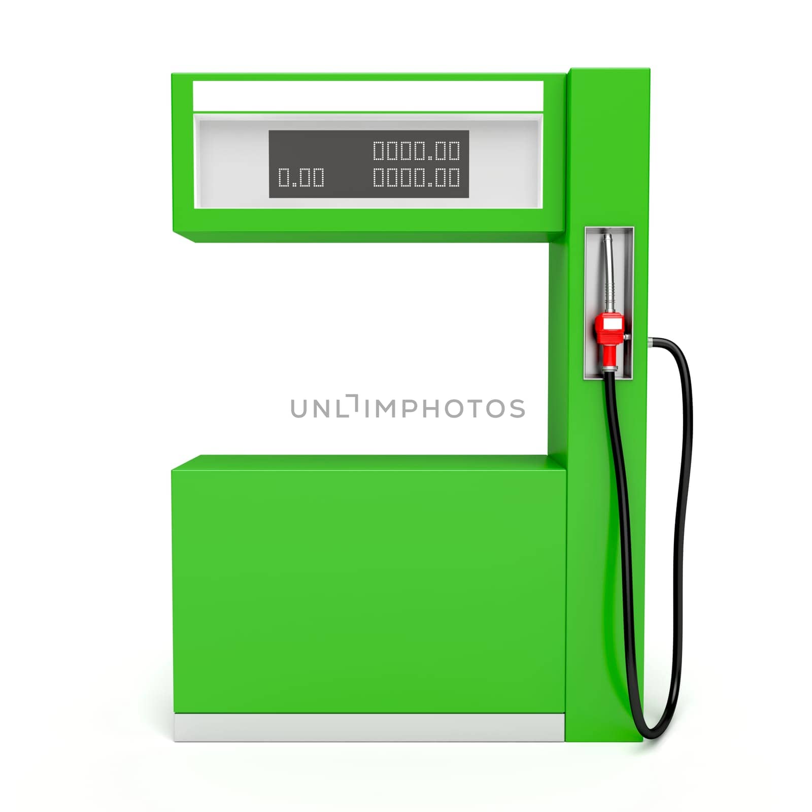 3d image of fuel pump on white background