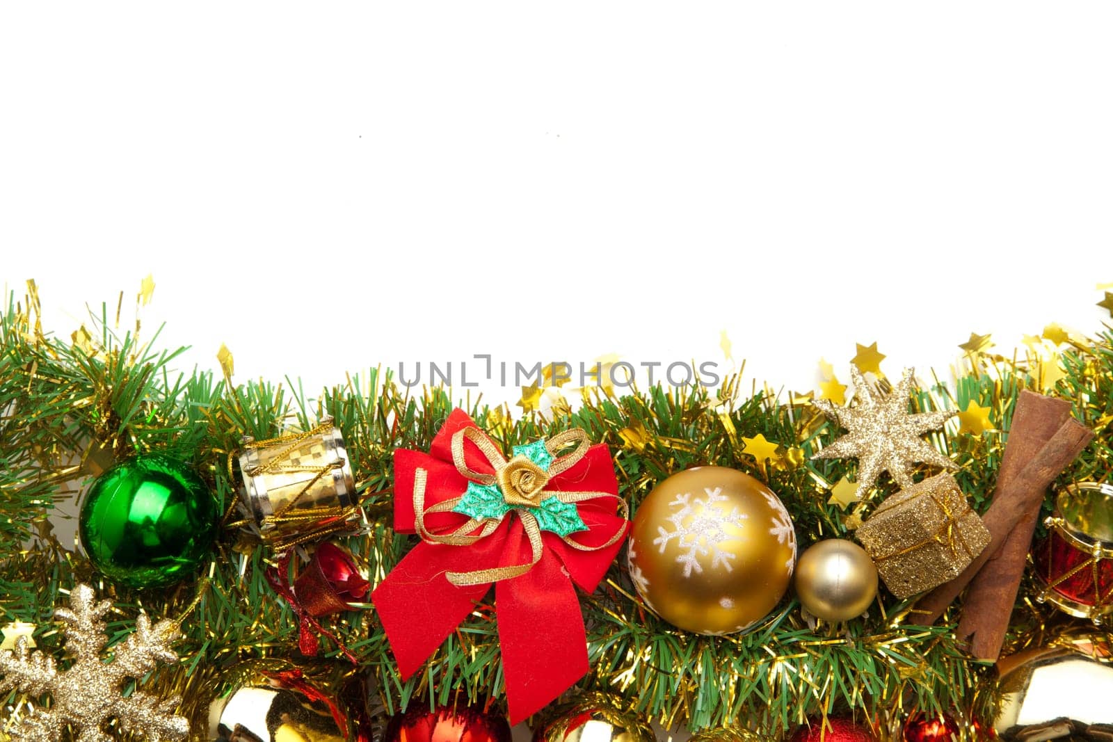 Christmas festive decoration. Christmas card background.. Decoration Border desig