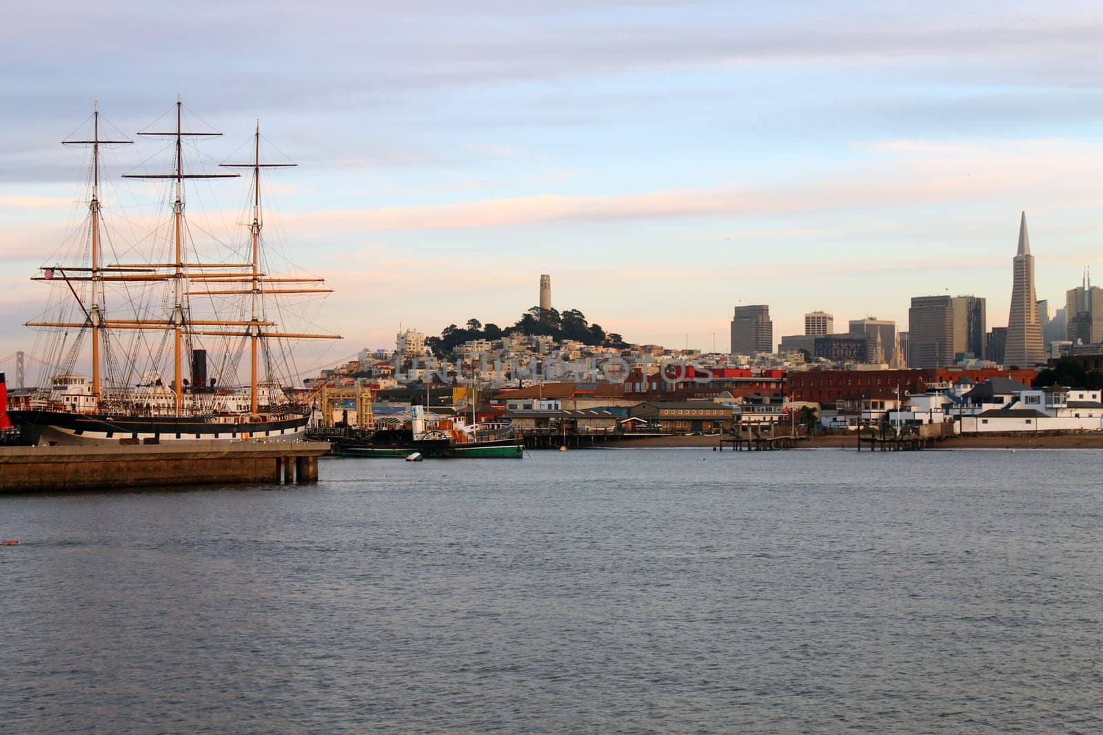 A ship on the San Francisco harbour