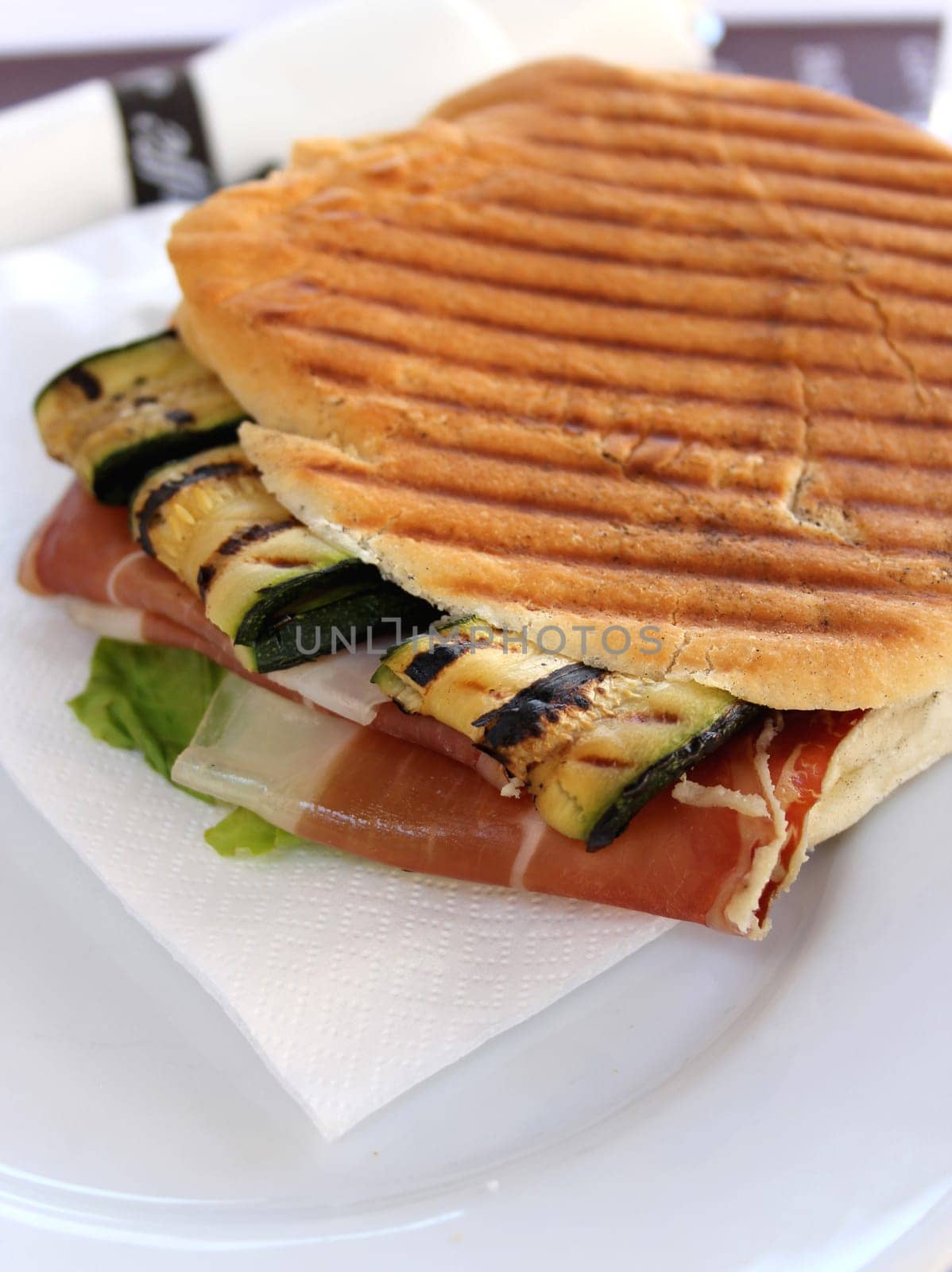 Panini with ham