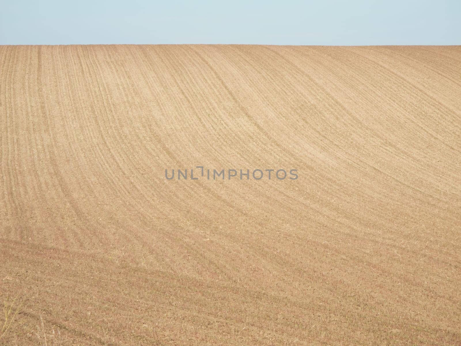 Agriculture,dry soil from field in landscape