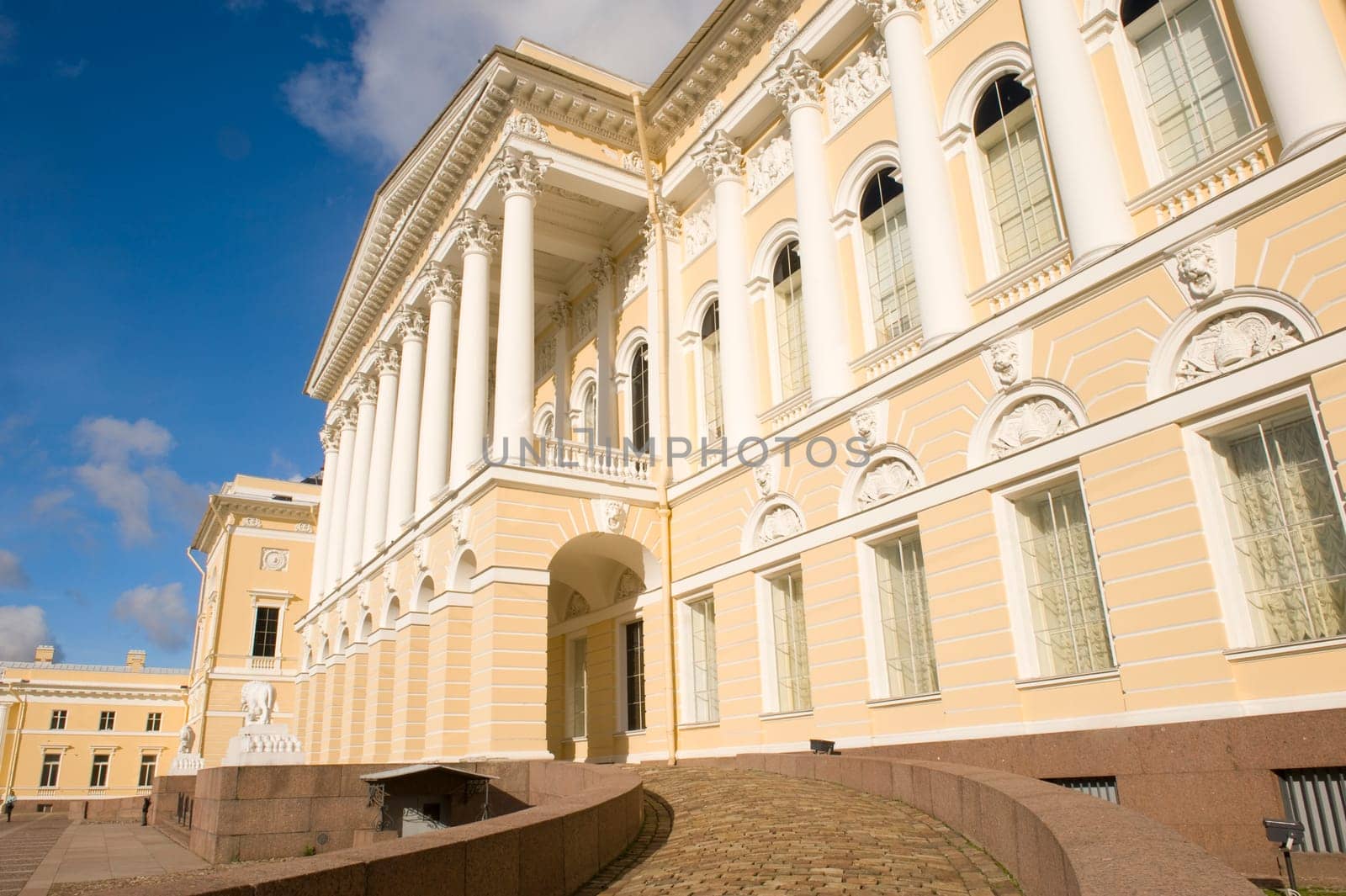 The Russian Museum is the first state museum of Russian fine arts in the country. It was established in 1895 in St Petersburg by a decree of the Emperor Nicholas II. The Russian Museum today is a unique depository of artistic treasures, a famous restorati