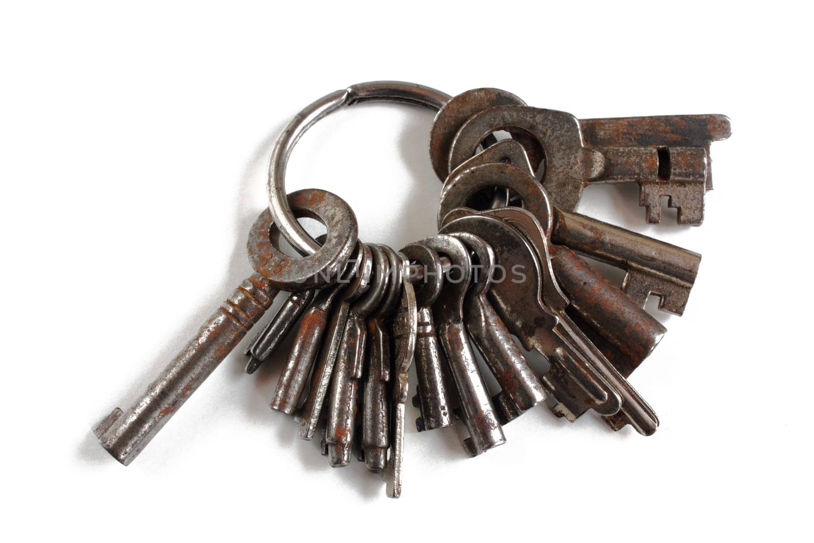Keychain with old keys