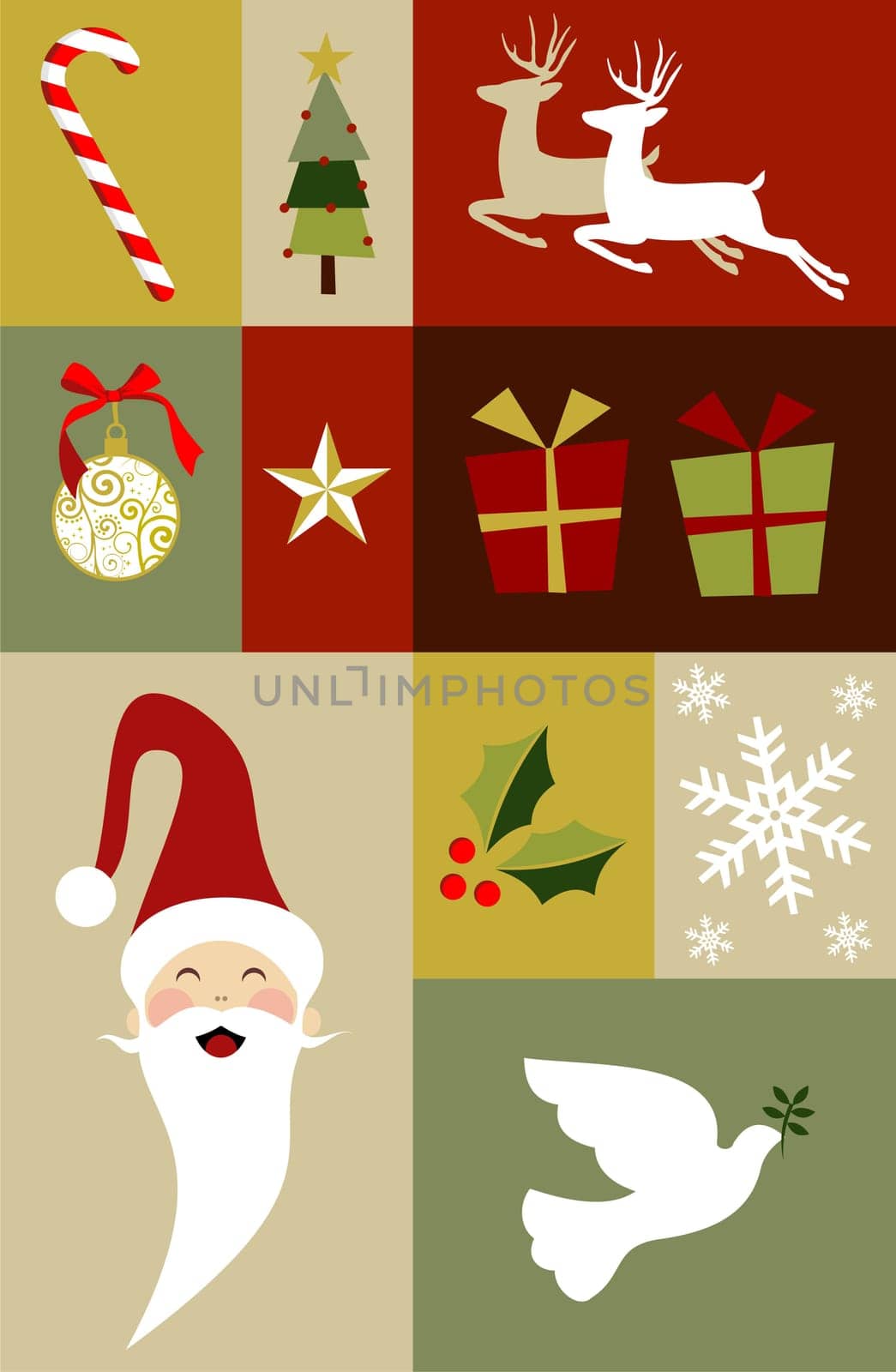 Christmas design elements