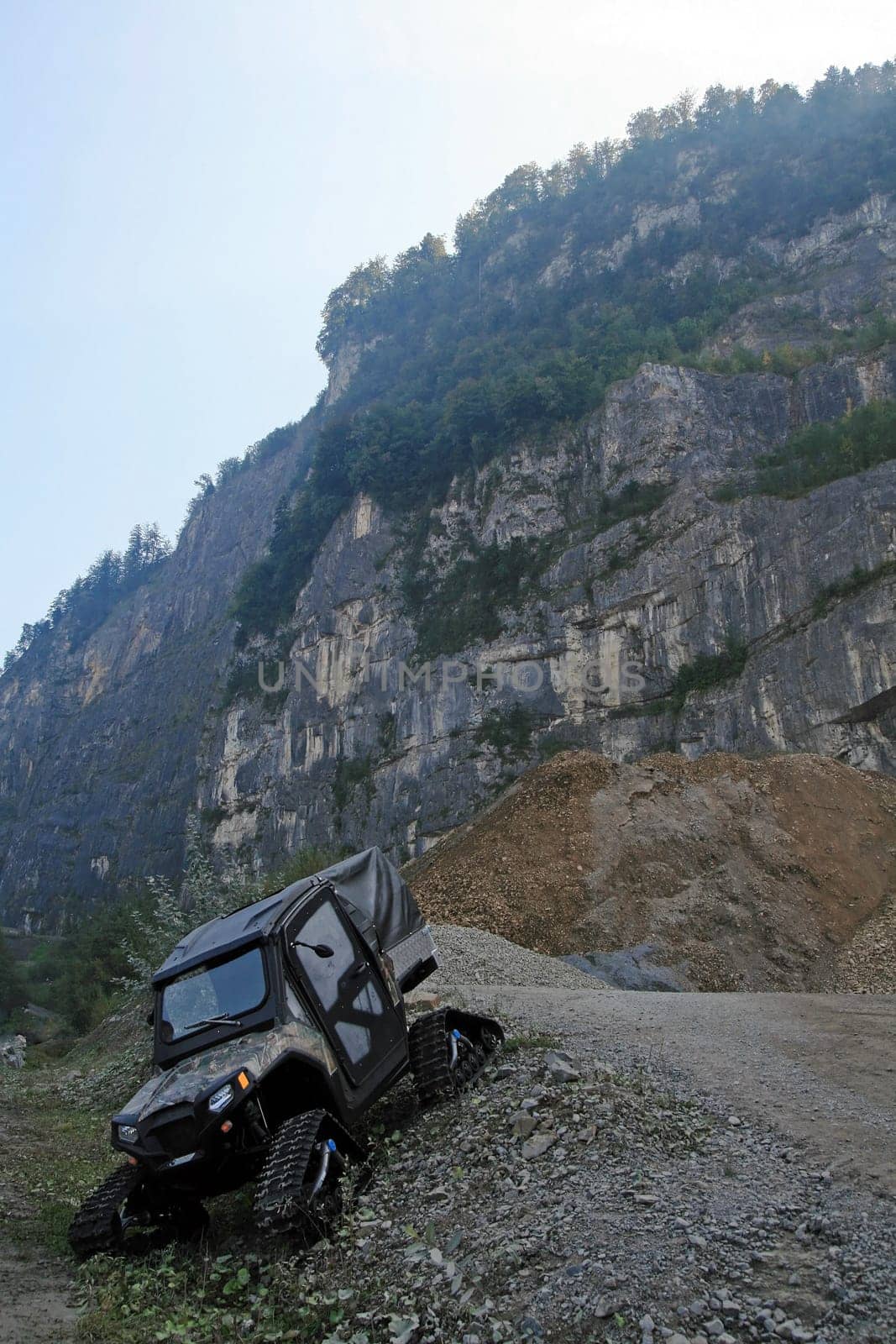 A quad bike for steep roads