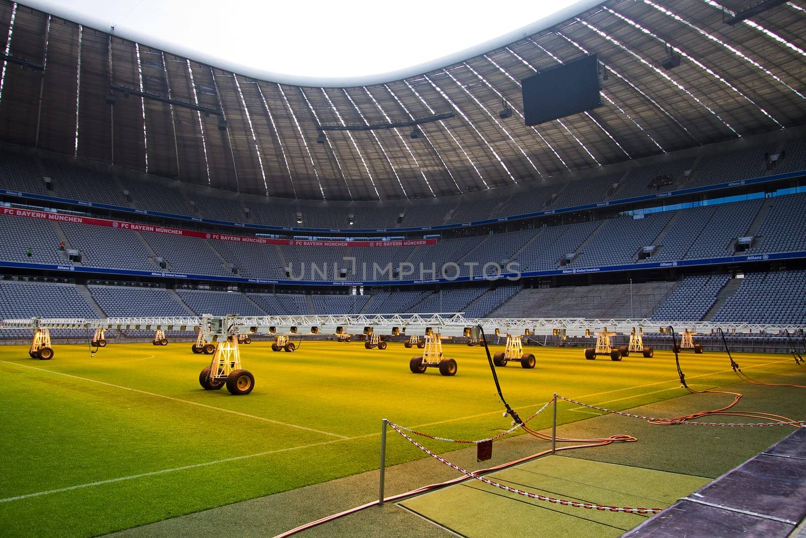 Interior view of the Allianz Arena