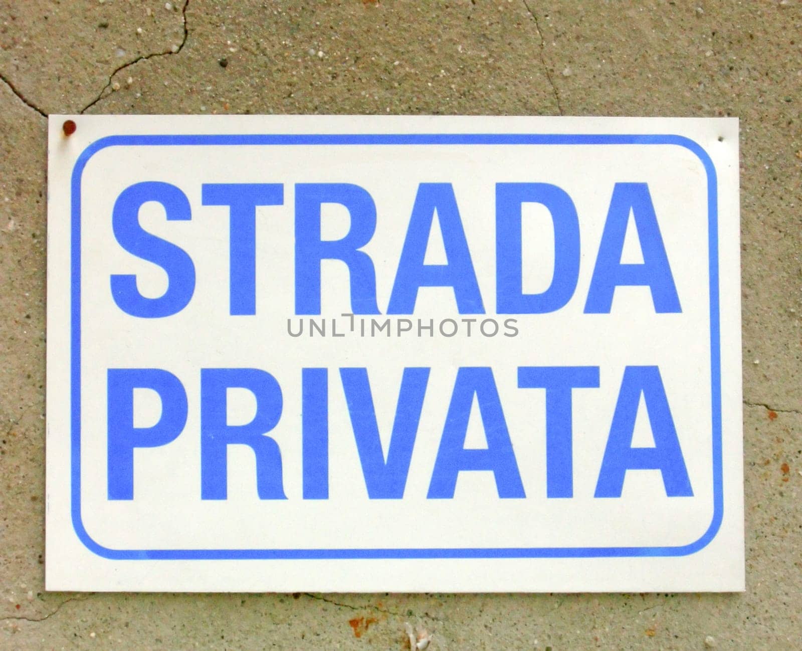 private road sign