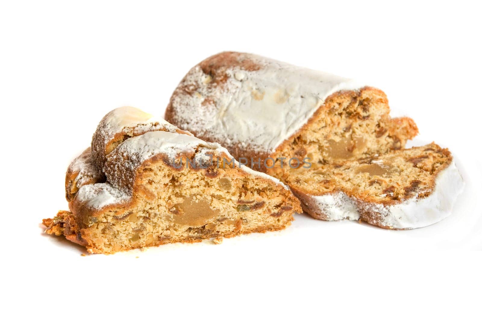 marchpane cake isolated on a white background