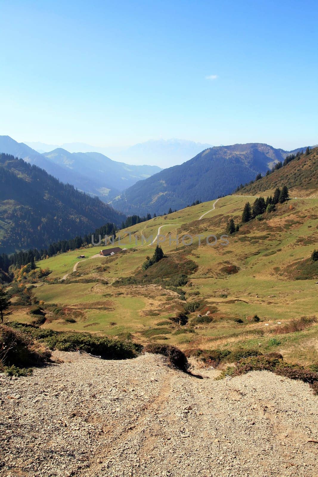 In autumn on the Furkajoch