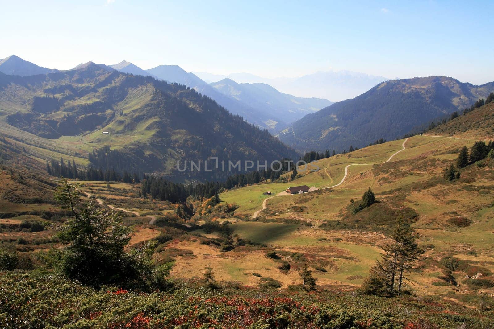 Autumnal atmosphere at the Furkajoch in Austria