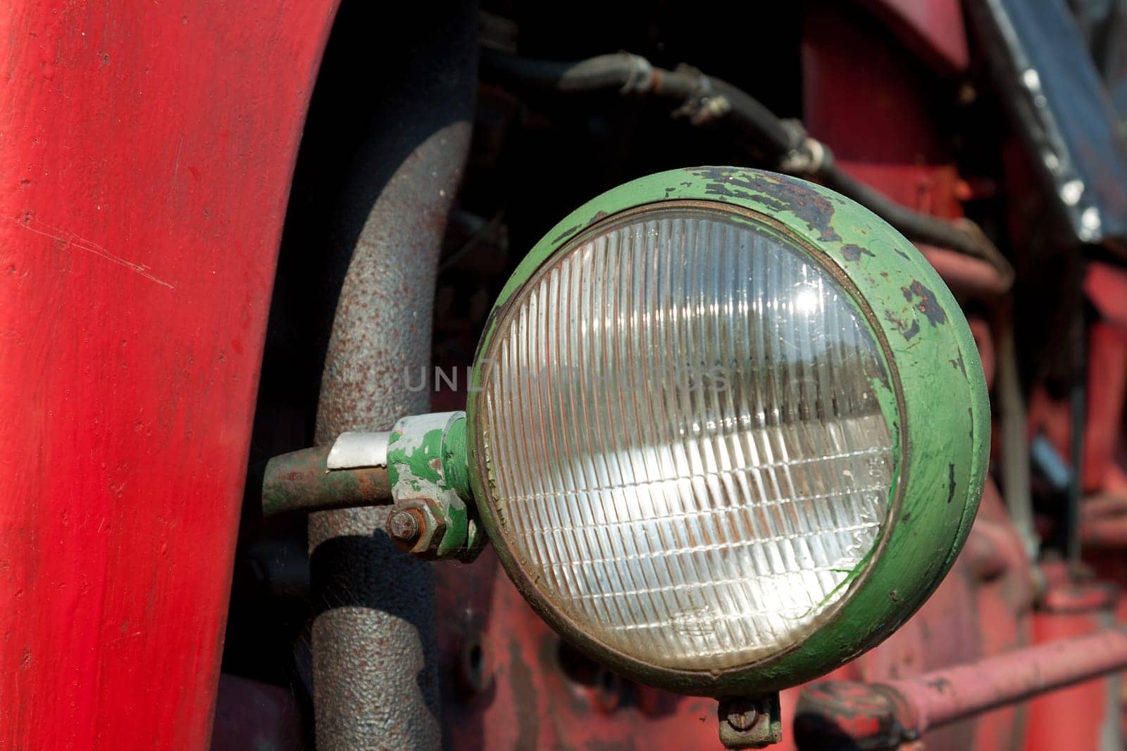 Old tractor as a classic car