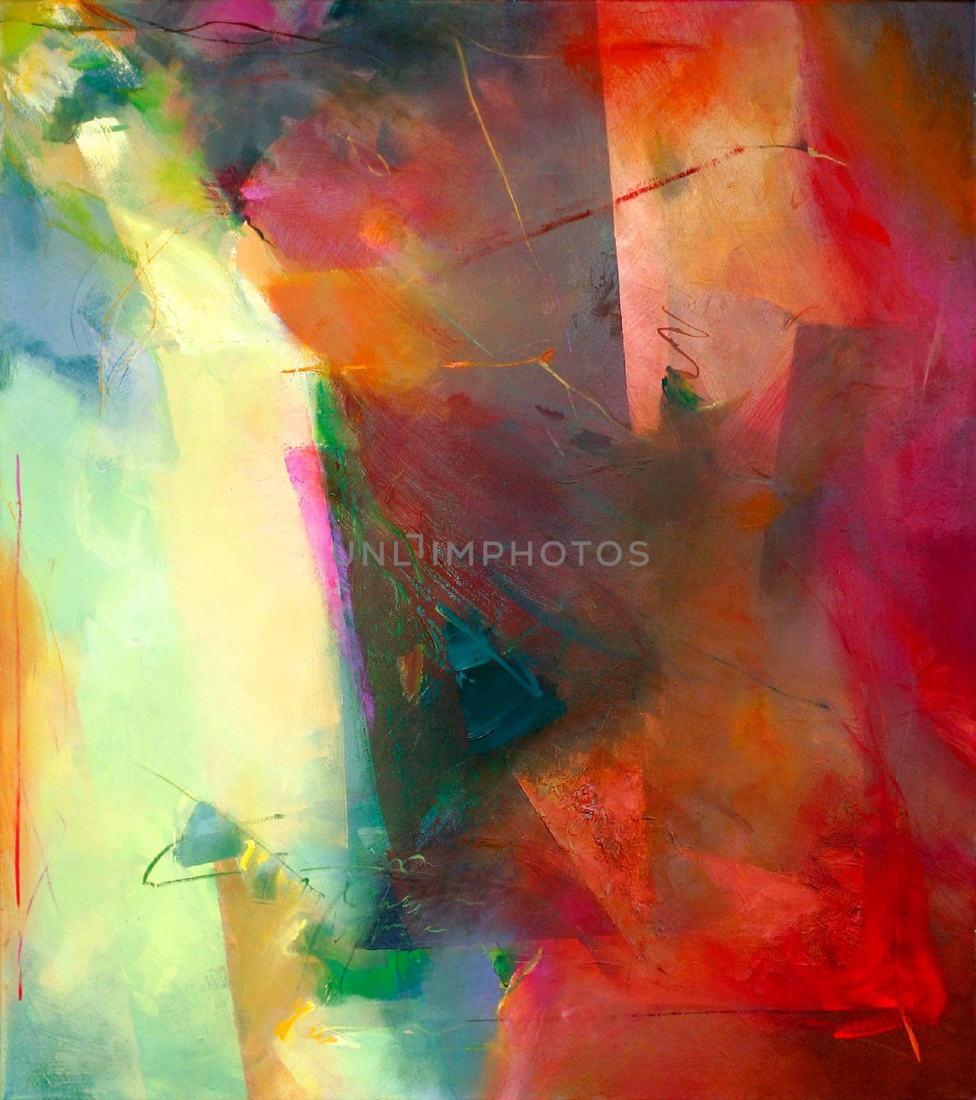 Abstract Art - Hand Painted Canvas